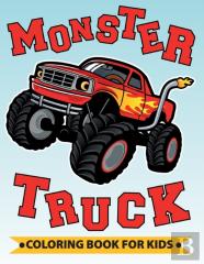 Monster Truck Coloring Book For Kids