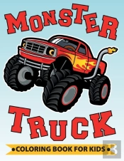 Monster Truck Coloring Book For Kids