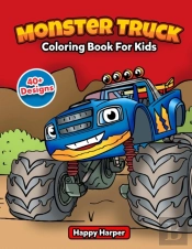 Monster Truck Coloring Book For Kids