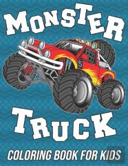 Monster Truck Coloring Book For Kids