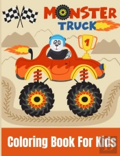 Monster Truck Coloring Book For Kids