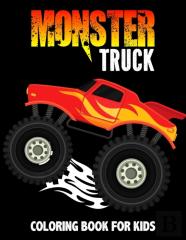 Monster Truck Coloring Book For Kids