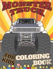 Monster Truck For Kids Coloring Book