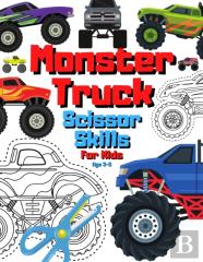 Monster Truck Scissor Skills For Kids Age 3-5