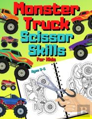 Monster Truck Scissor Skills For Kids Ages 3-5