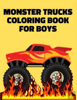 Bertrand.pt - Monster Trucks Coloring Book For Boys