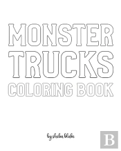 Monster Trucks Coloring Book For Children - Create Your Own Doodle Cover (8x10 Softcover Personalized Coloring Book / Activity Book)