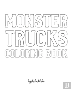 Bertrand.pt - Monster Trucks Coloring Book For Children - Create Your Own Doodle Cover (8x10 Softcover Personalized Coloring Book / Activity Book)