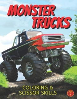 Bertrand.pt - Monster Trucks Coloring & Scissor Skills