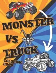 Monster Vs Truck Coloring Book