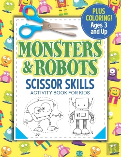 Bertrand.pt - Monsters And Robots Scissor Skills Activity Book For Kids