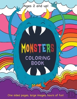 Bertrand.pt - Monsters Coloring Book For Kids Ages 2 And Up!