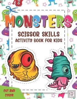 Bertrand.pt - Monsters Scissor Skills Activity Book For Kids