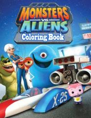 Monsters Vs Aliens Coloring Book