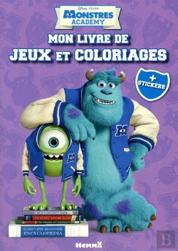 Bertrand.pt - Monstres Academy Mon Livre De Jeux Et Coloriages + Stickers