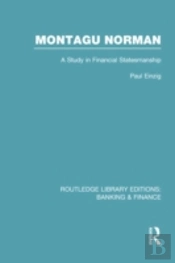 Montagu Norman (Rle Banking & Finance)