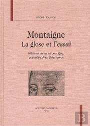 Montaigne La Glose Et L'Essai