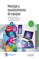Montaje Y Mantenimiento De Equipos 3.ª Edición 2019