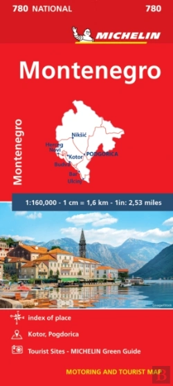 Bertrand.pt - Montenegro - Michelin National Map 780