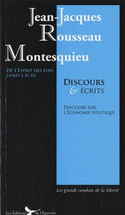 Bertrand.pt - Montesquieu, Rousseau Discours ; Esprit Des Lois ; Livres I, Ii, Iii ; Discours Économie Politique