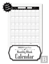 Monthly Blank Calendar