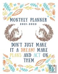 Monthly Planner 2021-2025