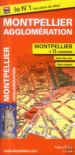 Bertrand.pt - Montpellier ; Plan De Ville Et De Son Agglomération
