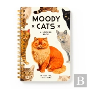 Moody Cats Sticker Book