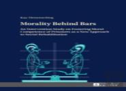 Morality Behind Bars