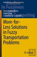 More-For-Less Solutions In Fuzzy Transportation Problems