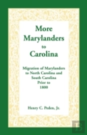 More Marylanders To Carolina: Migration