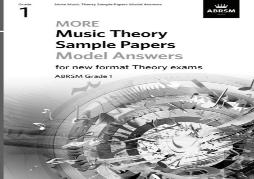 More Music Theory Sample Papers Model Answers, Abrsm Grade 1