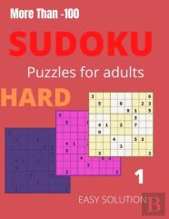 More Than -100 Sudoku Puzzles For Adults Hard Easy Solution 1
