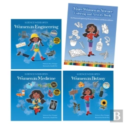 Bertrand.pt - More Women In Science Paperback Book Set With Coloring And Activity Book