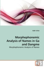 Morphephonemic Analysis Of Names In Ga A