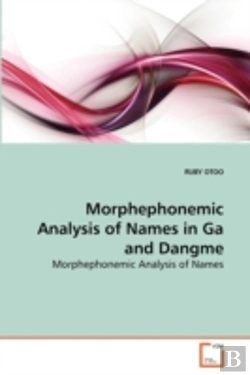 Bertrand.pt - Morphephonemic Analysis Of Names In Ga A