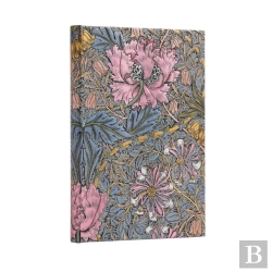 Bertrand.pt - Morris Pink Honeysuckle (William Morris) Midi Lined Hardcover Journal