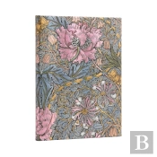 Morris Pink Honeysuckle (William Morris) Ultra Lined Hardcover Journal