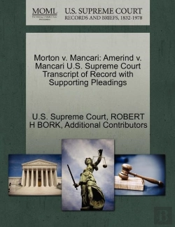 Bertrand.pt - Morton V. Mancari: Amerind V. Mancari U.S. Supreme Court Transcript Of Record With Supporting Pleadings