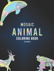 Mosaic Animal Coloring Book For Adults