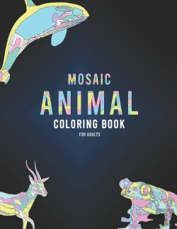 Bertrand.pt - Mosaic Animal Coloring Book For Adults