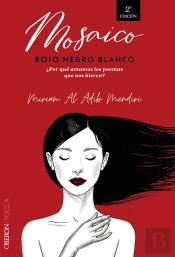 Mosaico Rojo Negro Blanco