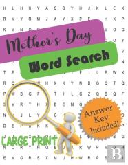 Mother'S Day Word Search Large Print