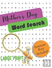 Mother'S Day Word Search Large Print