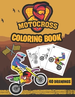 Bertrand.pt - Motocross Coloring Book (40 Drawings)
