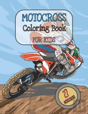Motocross Coloring Book For Kids