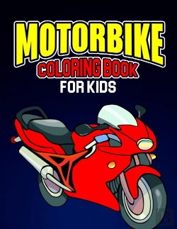 Bertrand.pt - Motorbike Coloring Book For Kids