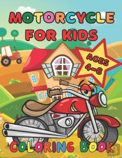 Bertrand.pt - Motorcycle Coloring Book For Kids Ages 4-8
