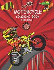 Motorcycle Coloring Book For Kids