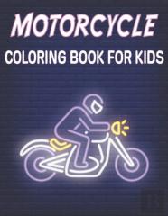 Motorcycle Coloring Book For Kids